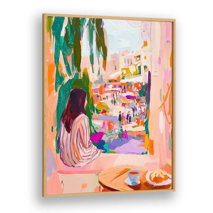 WOMAN'S SUMMER CITY VIEW