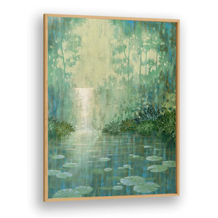 Serene WATERLILY POND, LANDSCAPE PAINTINGS enhancing any space with vibrant waterlilies and tranquil beauty.