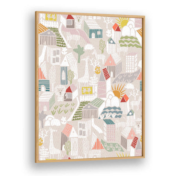 Whimsical **Animals Hiding, Kids Room Paintings** bring imagination to life, perfect for nurseries or playrooms.