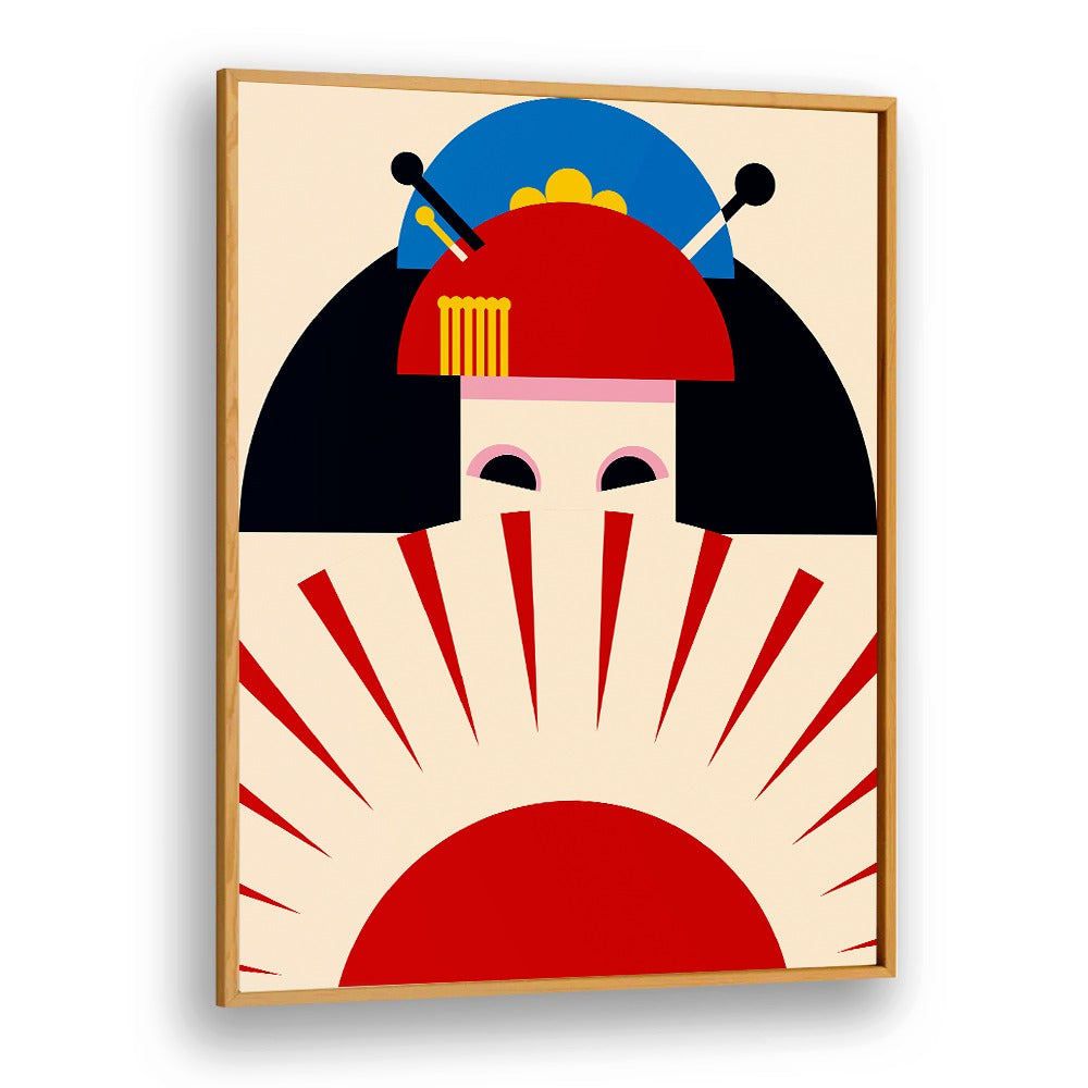 Exquisite fan featuring vibrant design inspired by traditional Japanese paintings, perfect for home decor and cooling.
