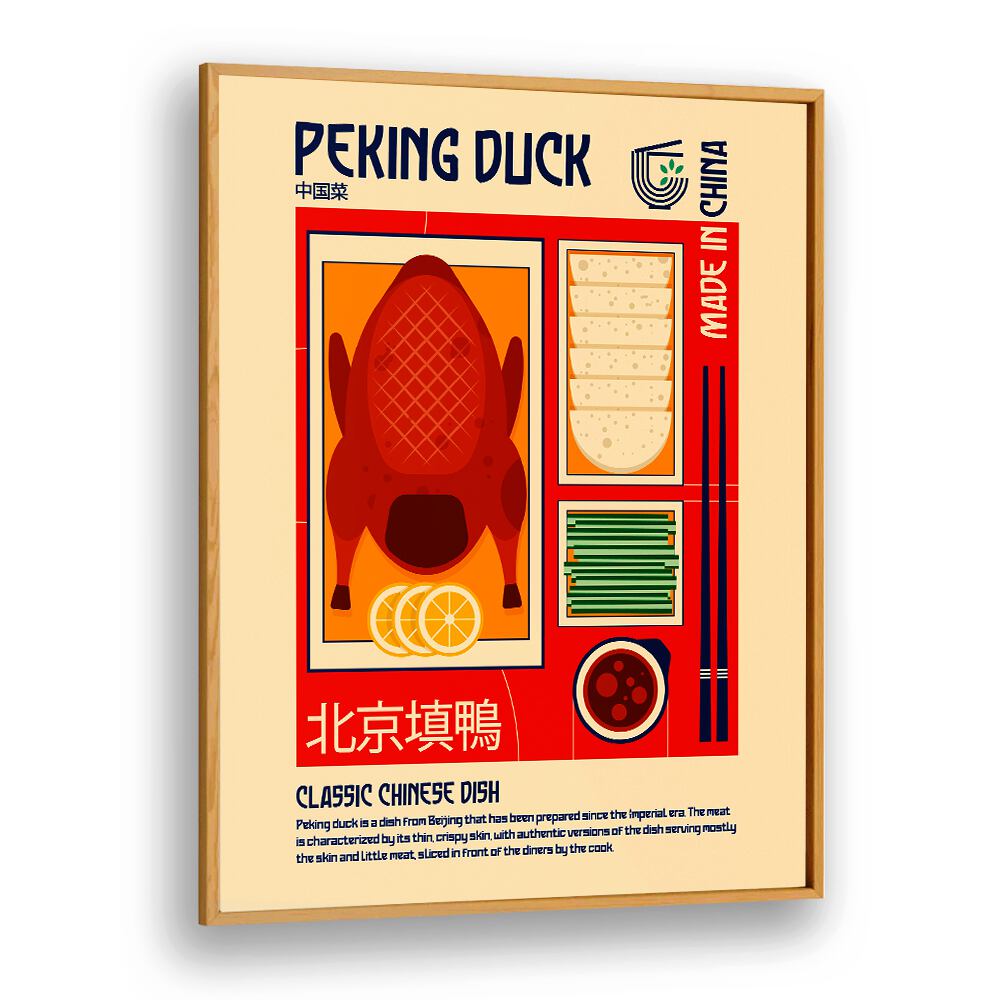 Enhance your space with PECKING DUCK, BAR & CAFE ART, a charming piece for any café or bar ambiance.