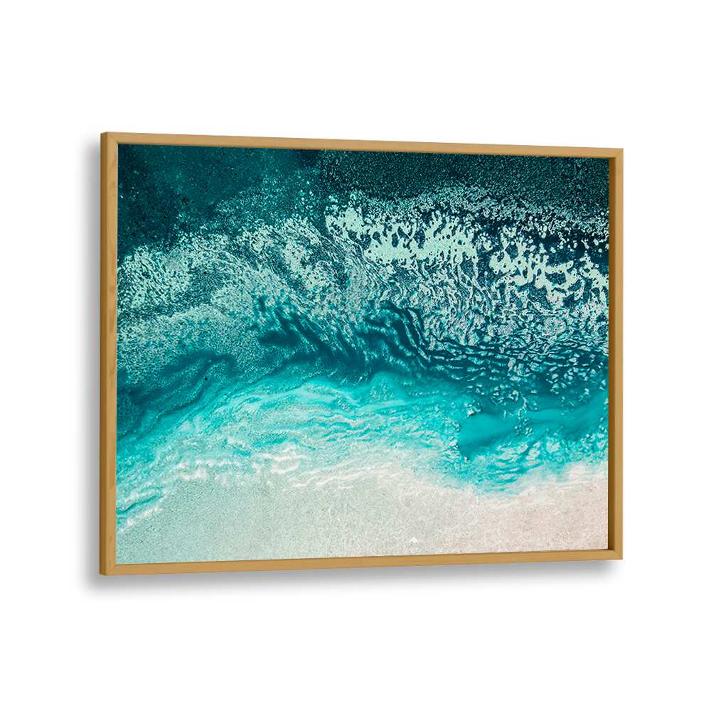 Blue Aqua Floating Abstract Paintings showcase vibrant colors and fluid designs, ideal for transforming any space.