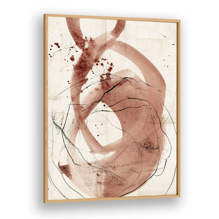 Elegant LINE AND FORM, ABSTRACT PAINTINGS featuring swirling lines and rich hues, perfect for modern decor.