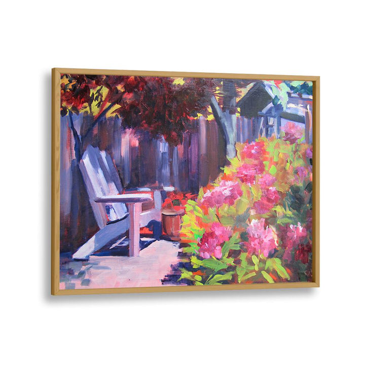 BACKYARD , LANDSCAPE PAINTINGS