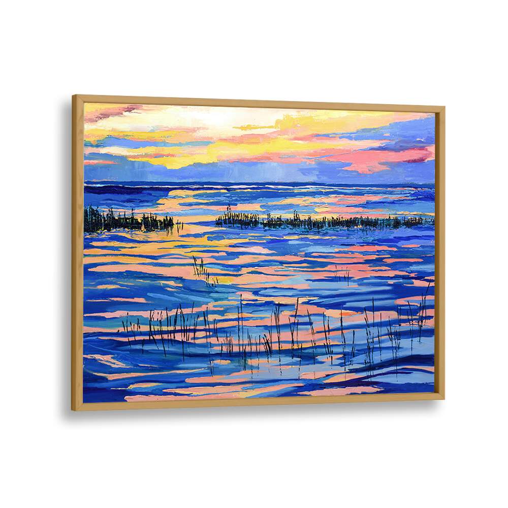 SUNSET COLORS , LANDSCAPE PAINTINGS