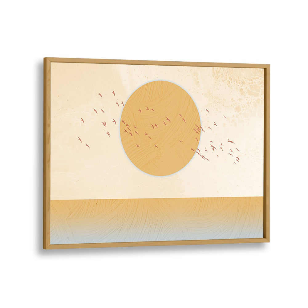 GOLDEN SUN, LANDSCAPE PAINTINGS showcases a warm, elegant design perfect for brightening any space in your home.