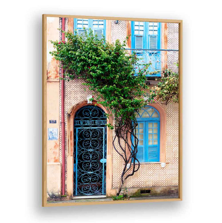 COLONIAL FACADE IN SALVADOR DE BAHIA   , BEACH PAINTINGS