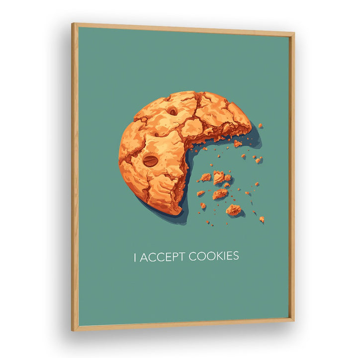 I ACCEPT COOKIES BY ANDREAS MAGNUSSON,  CAFE ART PRINTS , CAFE POSTERS