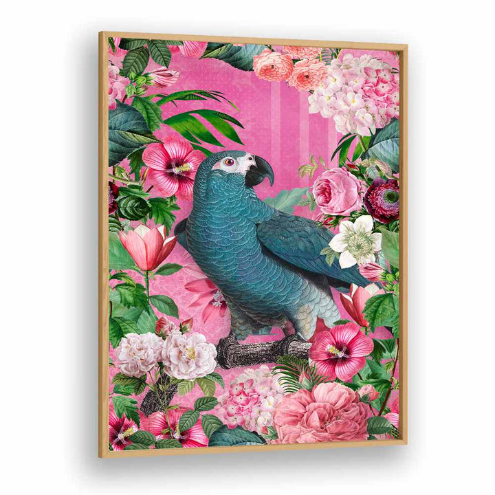 PARROTS PARADISE II , ANIMAL PAINTINGS