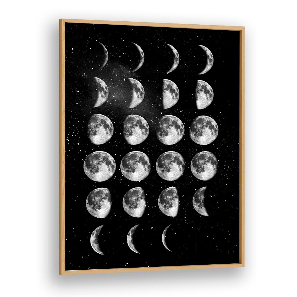 MOON PHASES BY BRETT WILSON , WALL ART PRINTS