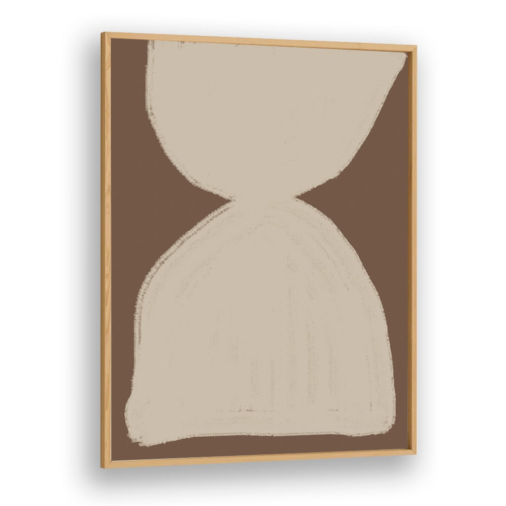 Stunning Beige Shape Composition, abstract paintings by Miuus Studio, perfect for enhancing home or office decor.
