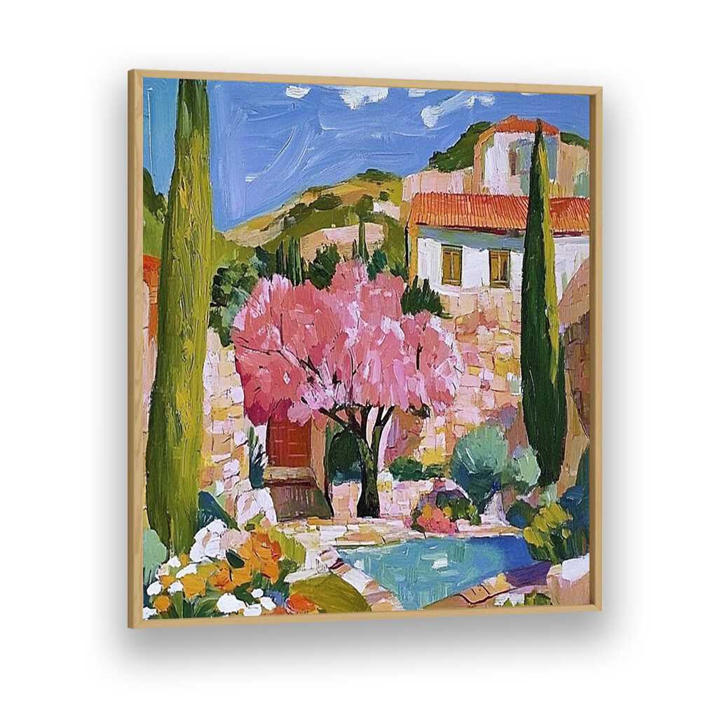 Vibrant CHERRY BLOSSOMS II artwork brings spring's beauty to your home decor, perfect for nature lovers.