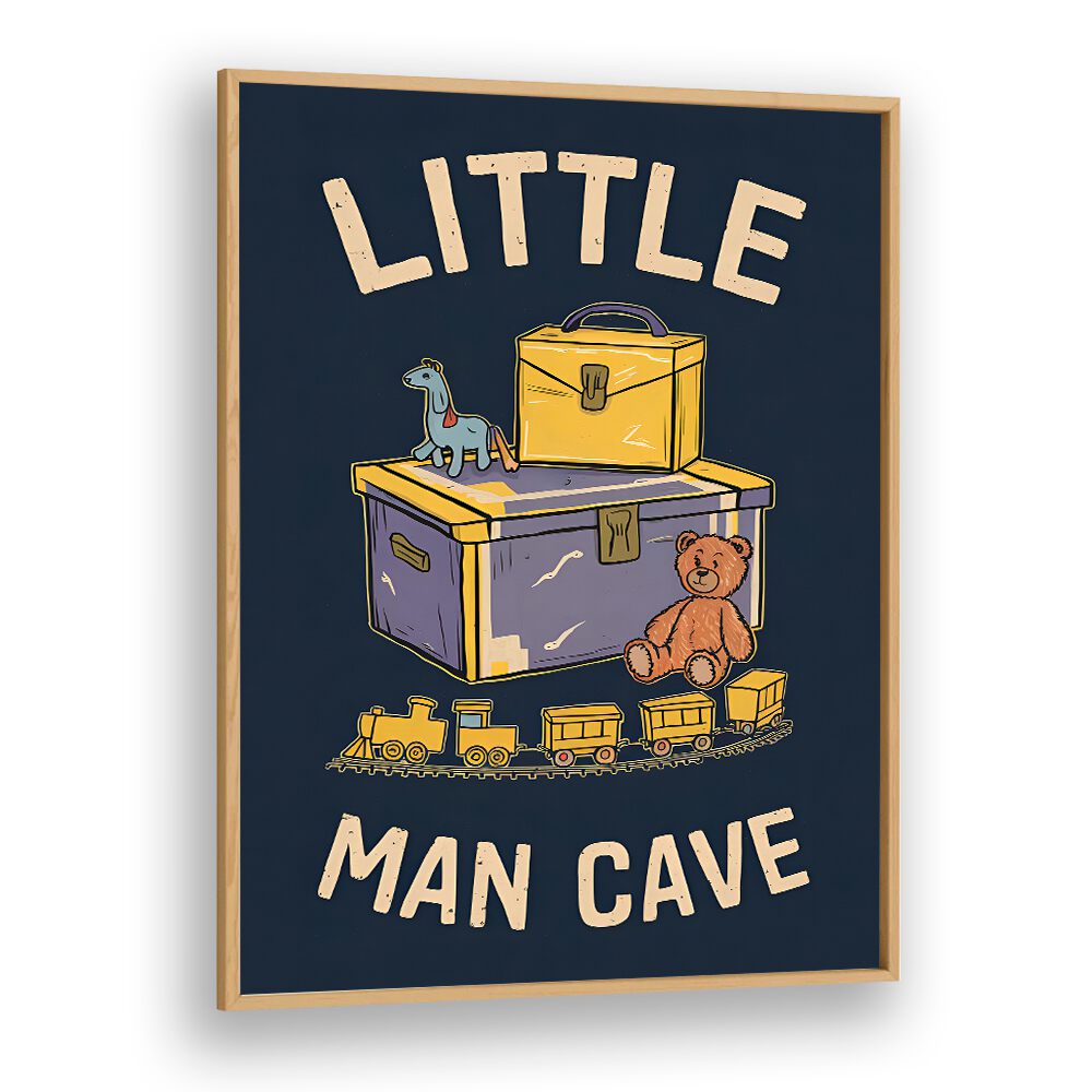 LITTLE MAN CAVE BY ANDREAS MAGNUSSON, KIDS ROOM PAINTINGS , KIDS ROOM WALL ART