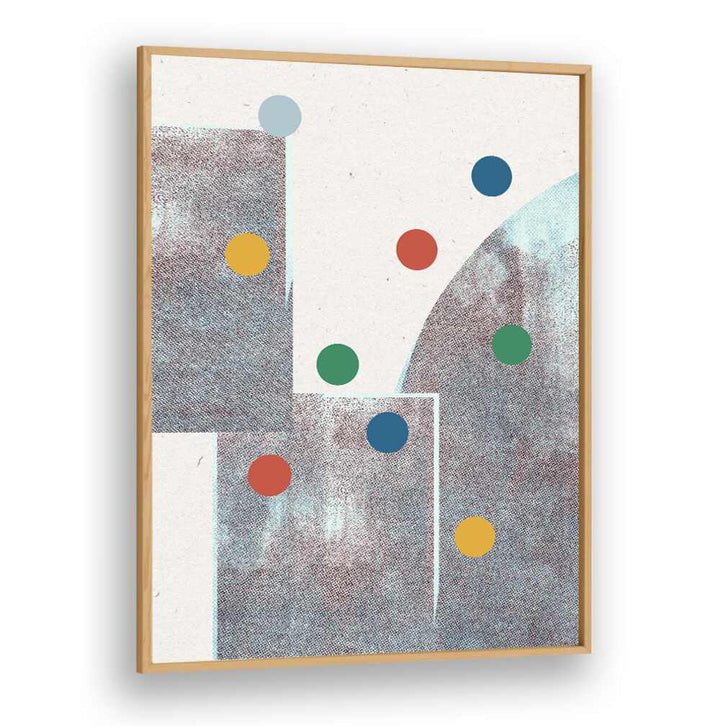 RETRO DOTS NO.1 , GEOMETRIC ART PRINTS