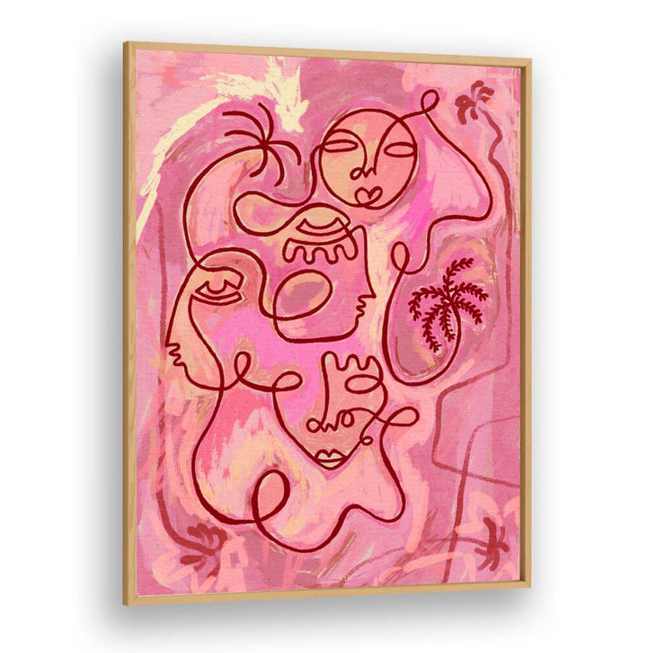ESCAPE TO PEACE , BOHO ART PAINTINGS