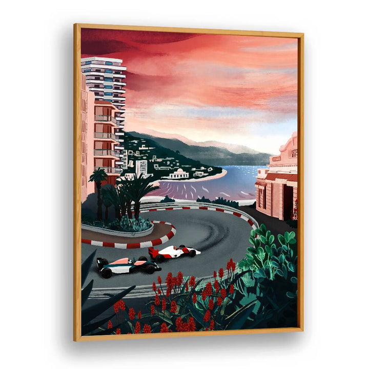 MONACO CIRCUIT BY GOED BLAUW, LANDSCAPE ART PRINTS