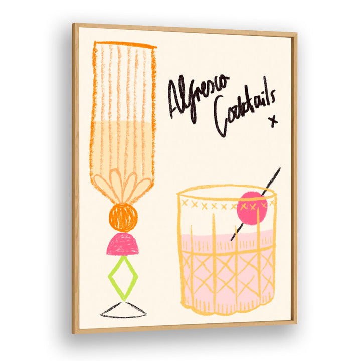 ALFRESCO COCKTAILS BY DUCHESS PLUM , BAR POSTERS , BAR ART PRINTS