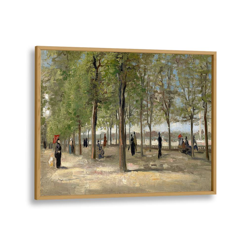 VAN GOGH'S TERRACE IN THE LUXEMBOURG GARDENS (1886), VINTAGE PAINTINGS