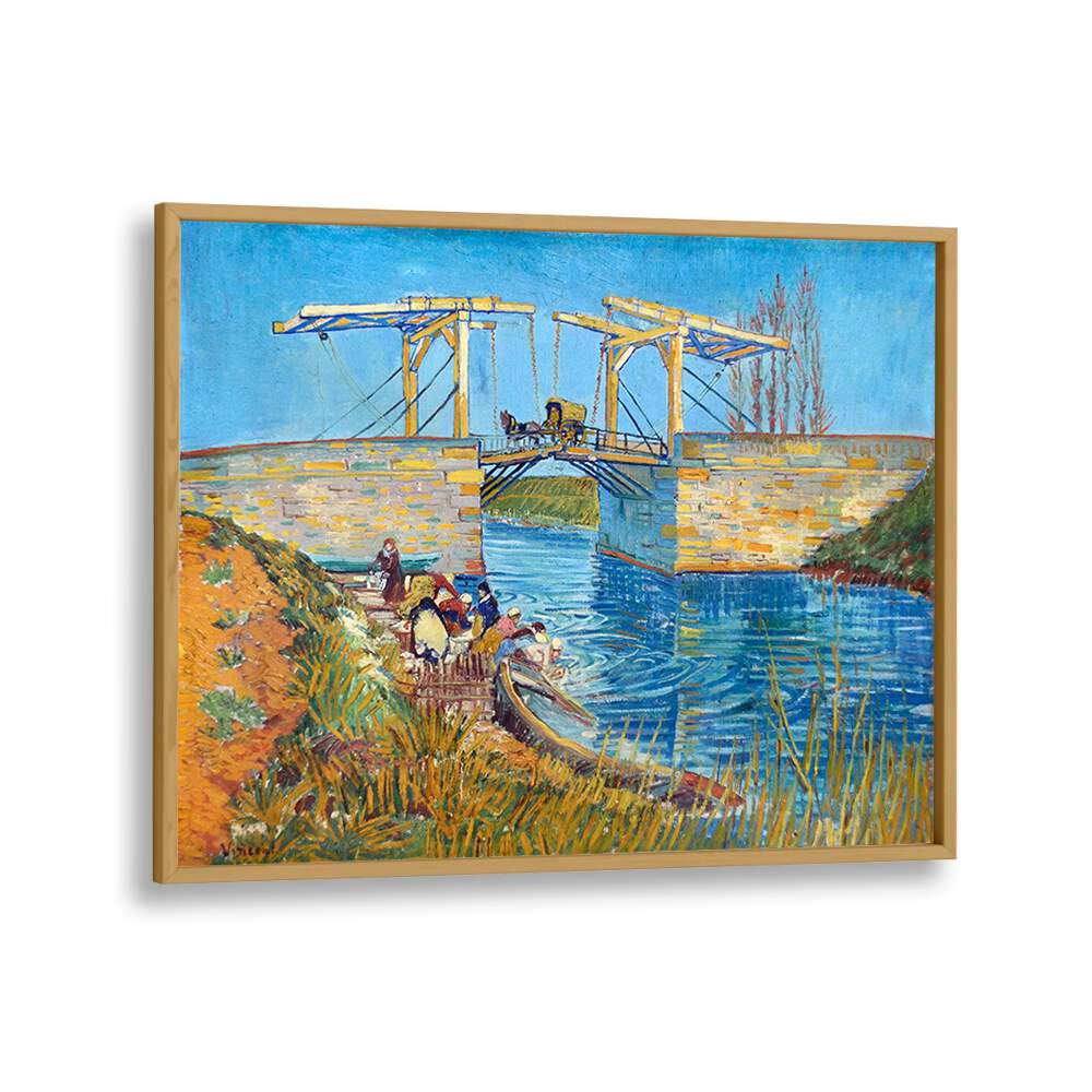 THE LANGLOIS BRIDGE AT ARLES (1888)- A FAMOUS PAINTING ,  VINTAGE PAINTINGS