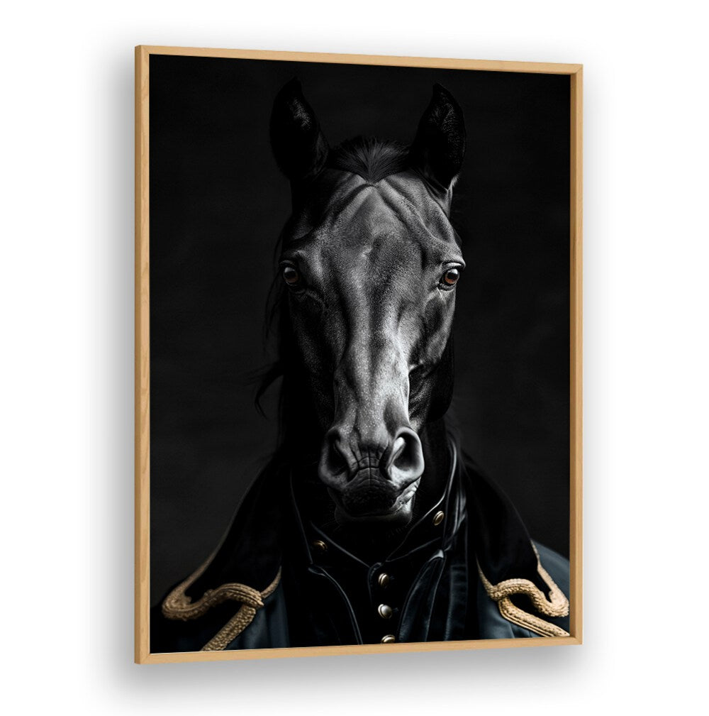 WILD SUITS - BLACK HORSE , ANIMAL PAINTINGS