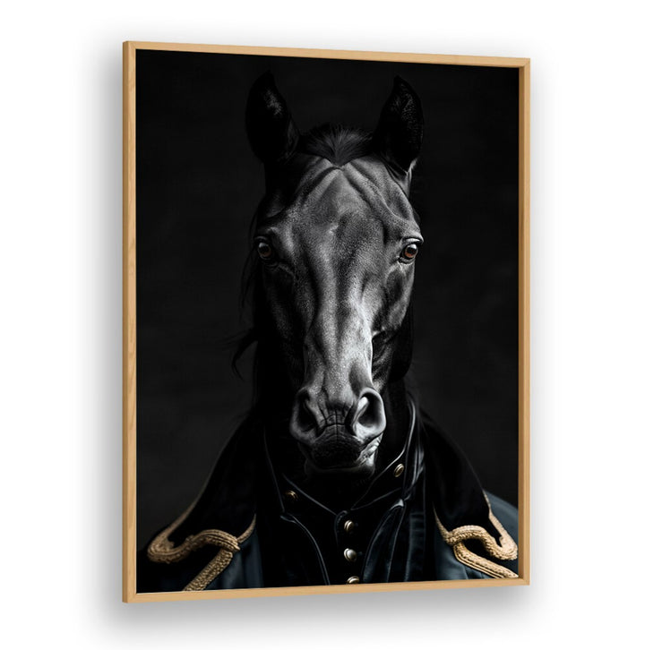 WILD SUITS - BLACK HORSE , ANIMAL PAINTINGS