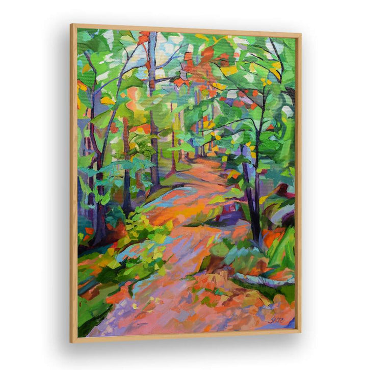 FOREST WALK , LANDSCAPE PAINTINGS