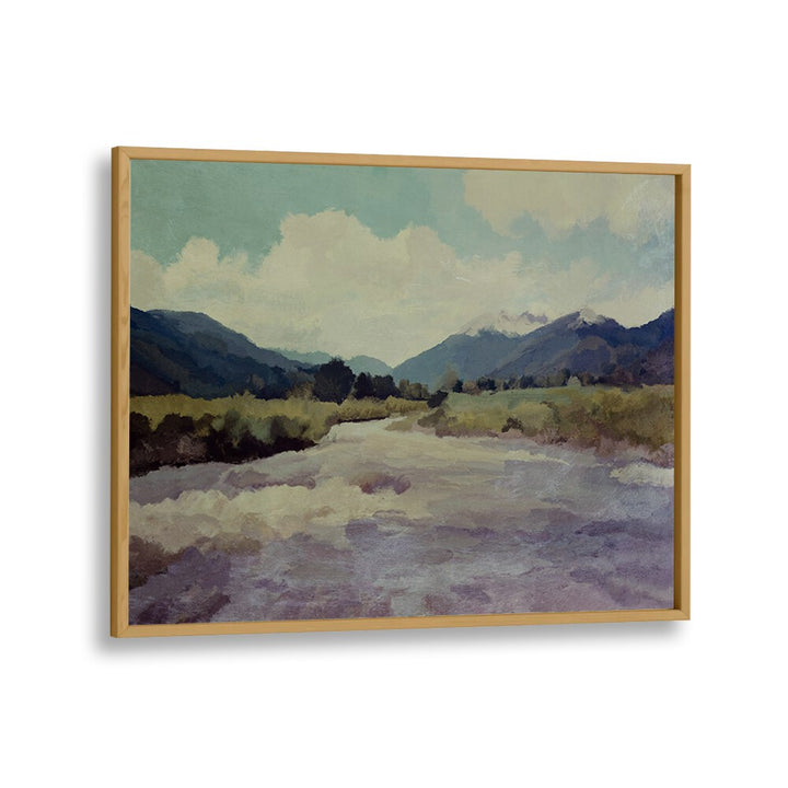 Serene VALLEY RIVER, LANDSCAPE PAINTINGS showcasing flowing rivers and lush valleys to enhance your home's tranquility.