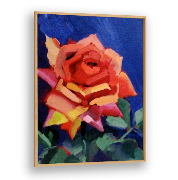 BLUSHING ROSE , FLORAL FLOWER PAINTINGS