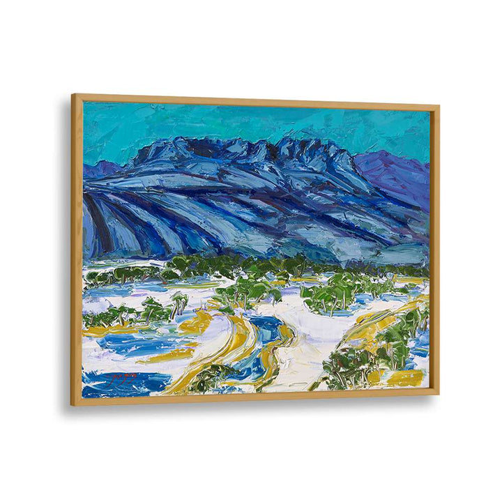 Vibrant SNOWY WITH MOUNTAINS, LANDSCAPE PAINTINGS showcasing majestic peaks and serene winter scenery. Perfect for decor.