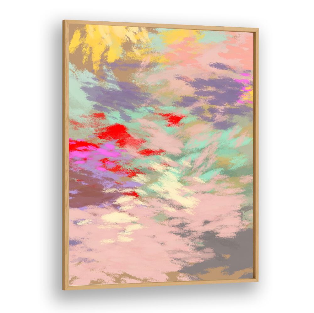 Vibrant hues blend in LAZY SUMMER DAYS III, ABSTRACT PAINTINGS, perfect for enhancing your serene space.