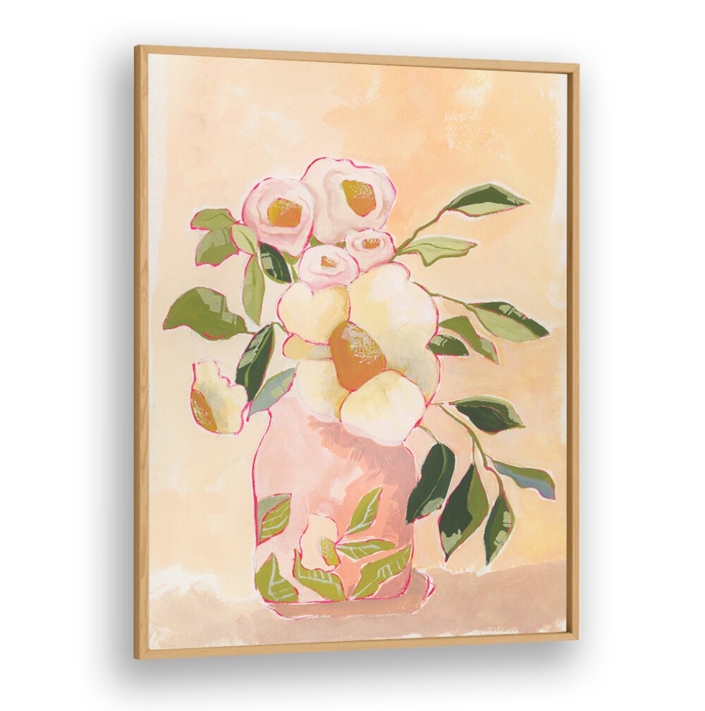 Elegant FLOURISH VASE featuring a floral design, perfect for enhancing any space with botanical charm.