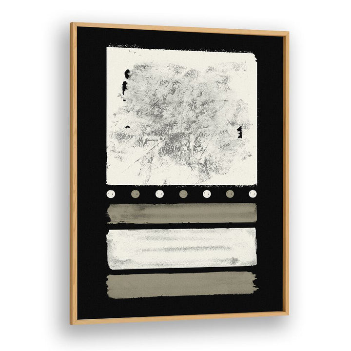 Sophisticated MIDNIGHT CREAM DELIGHT ABSTRACTION, GEOMETRIC ART PRINTS featuring abstract 3D shapes for elegant decor.