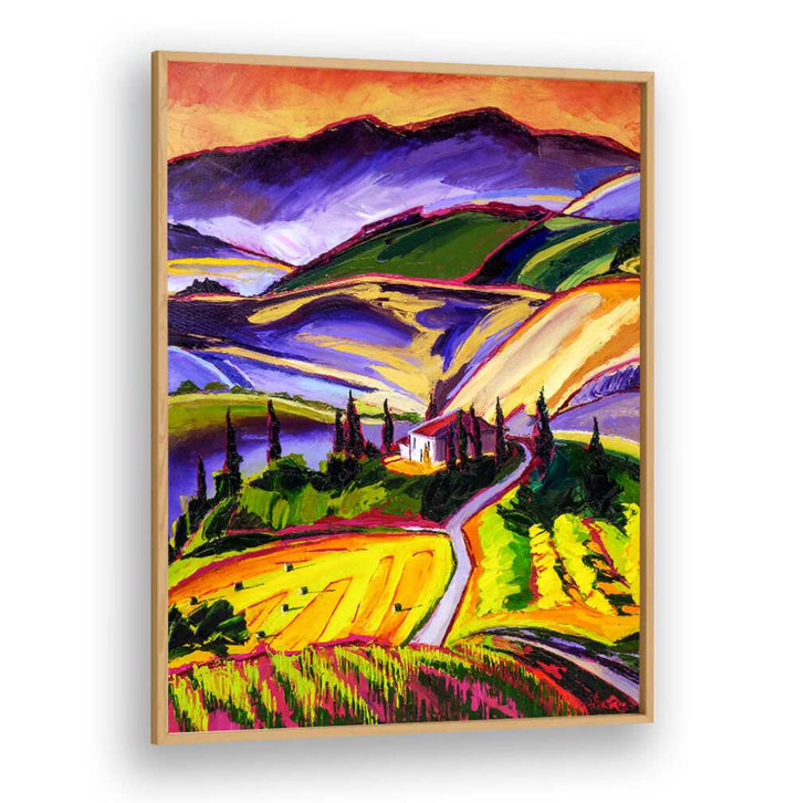 TUSCAN VINEYARD , LANDSCAPE PAINTINGS