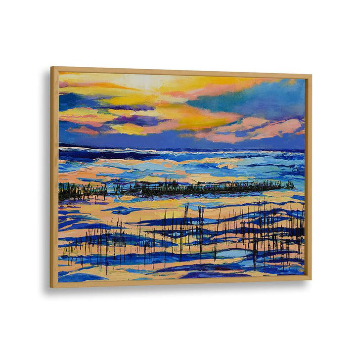 PAINES CREEK AT SUNSET , LANDSCAPE PAINTINGS
