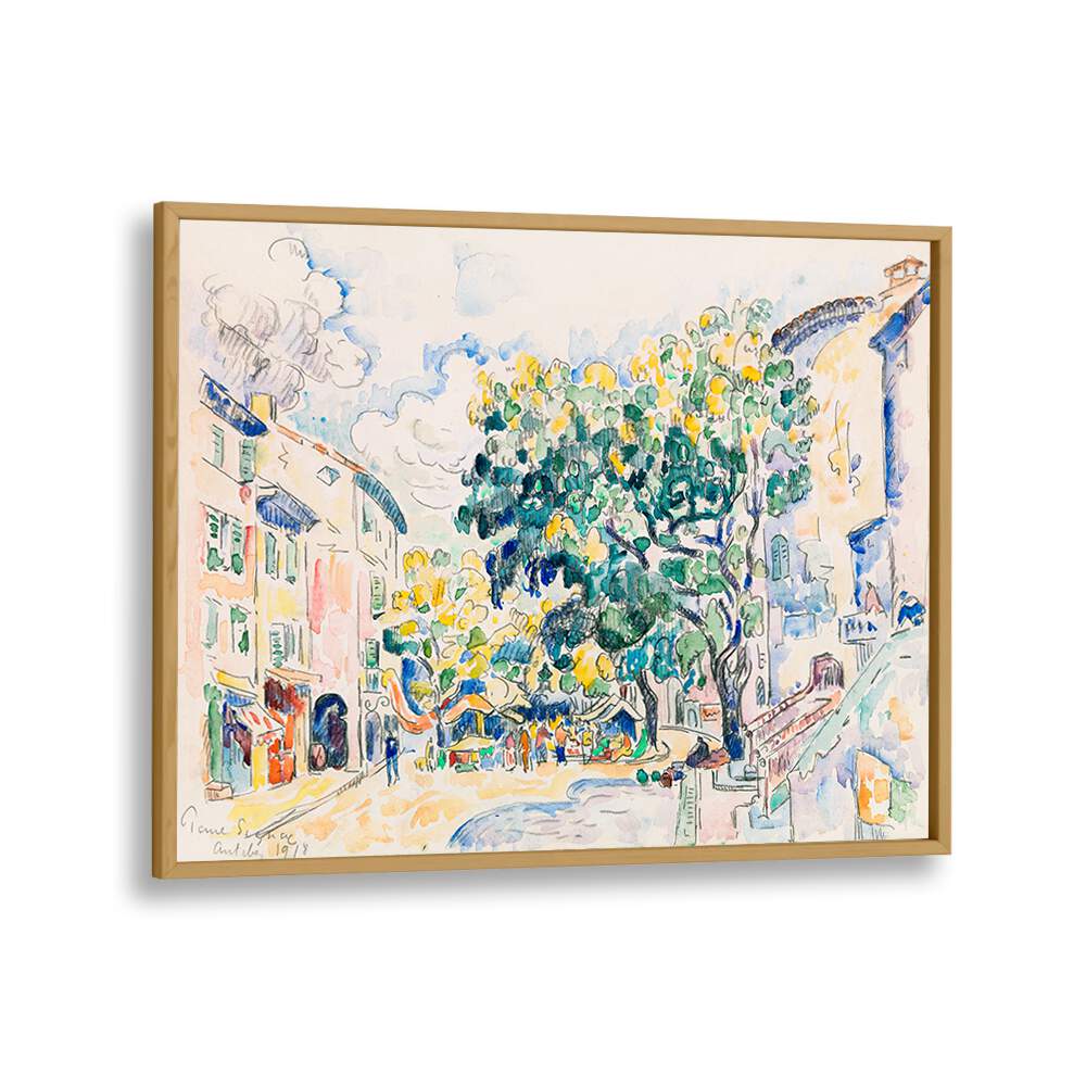 ANTIBES (CA. 1918) , VINTAGE PAINTINGS