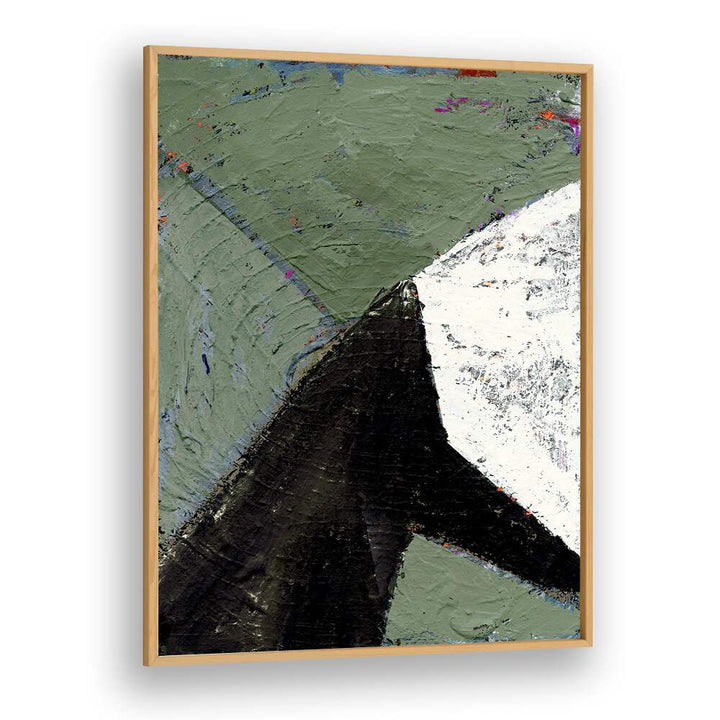 Stylish CONVERGENCE, ABSTRACT PAINTINGS in a modern frame, perfect for enhancing any contemporary space.