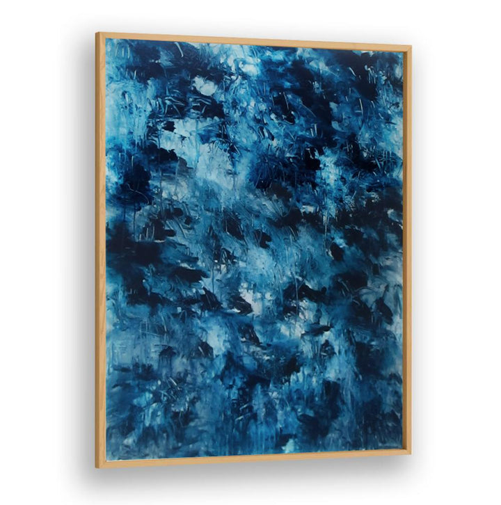 Stunning ABSTRACT DESIGN VI, ABSTRACT PAINTINGS in vibrant blues; perfect for modern spaces. Transform your decor today!