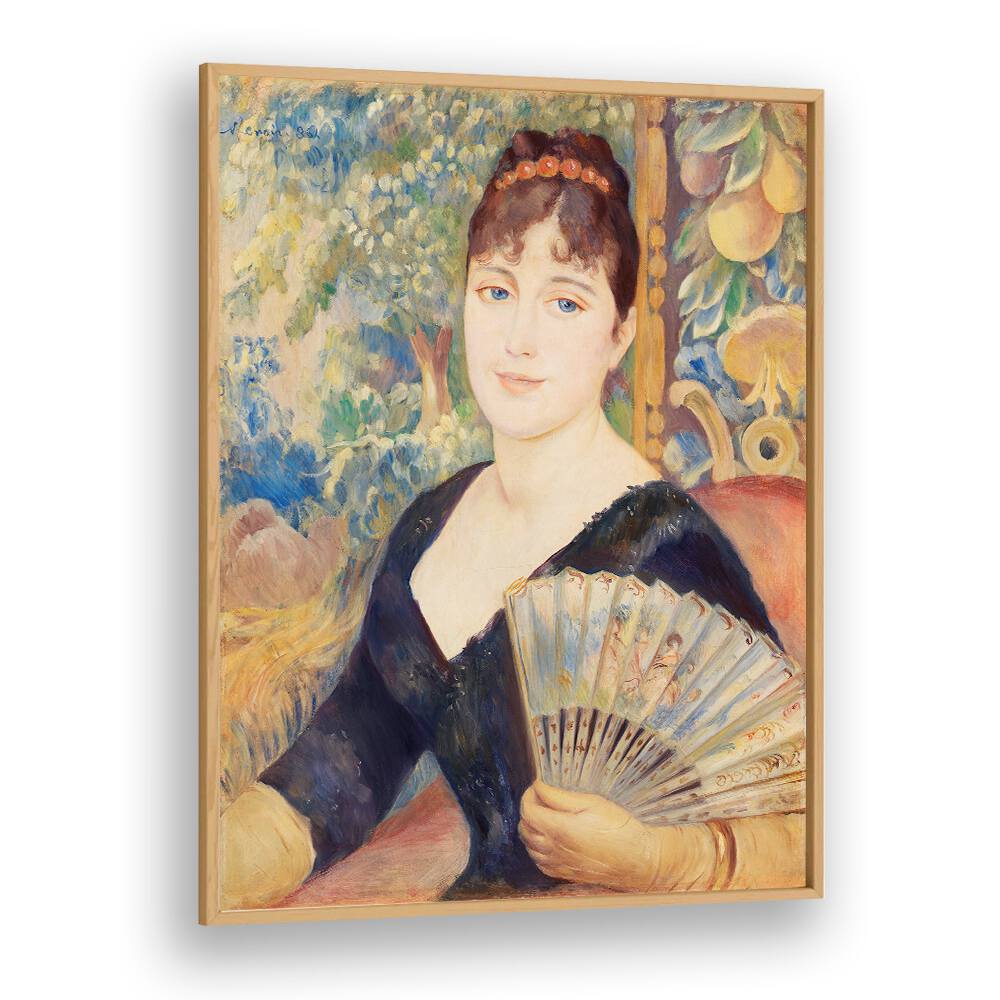 WOMAN WITH FAN : FEMME À L'ÉVENTAIL (1886) , VINTAGE PAINTINGS