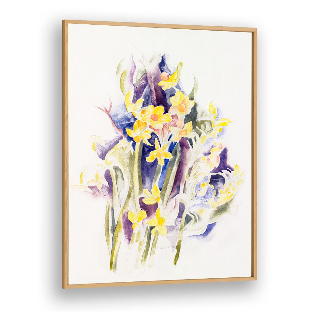 SMALL DAFFODILS (CA. 1914)  , VINTAGE PAINTINGS