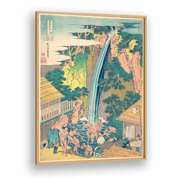 SŌ̄SHŪ ŌYAMA RŌBEN NO TAKI BY KATSUSHIKA HOKUSAI, JAPANESE PAINTINGS