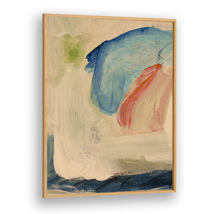Elegant GENTLE BRUSHSTROKES, ABSTRACT PAINTINGS in soft hues, perfect for enhancing any modern decor.