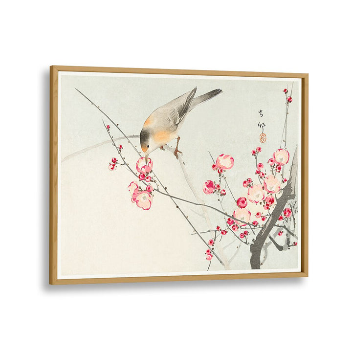 SONGBIRD ON BLOSSOM BRANCH (1900 - 1936)  , JAPANESE PAINTINGS , JAPANESE ART PRINTS