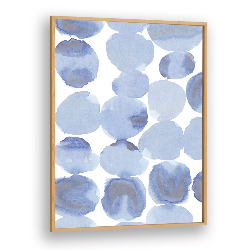 Explore the serene BLUE VIOLET GRIS WATERCOLOUR I, ABSTRACT PAINTINGS with soothing blue and violet tones.