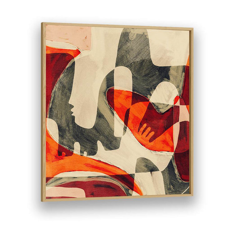 UNFOLDING III , BOHO ART PAINTINGS