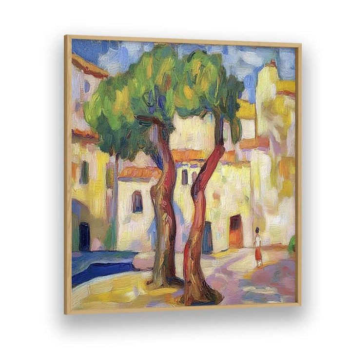 Elegant TWO TREES artwork featuring two intertwining trees, perfect for enhancing your home decor with tranquility.