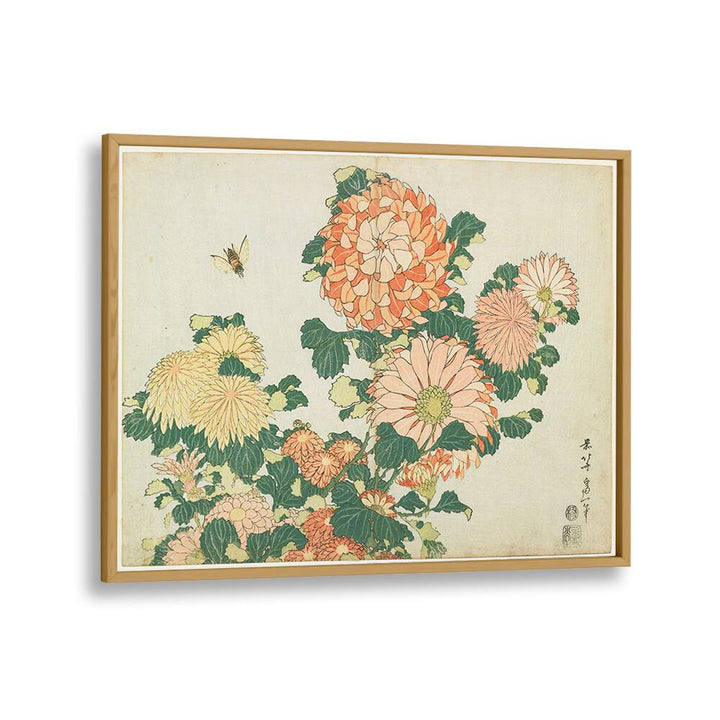 CHRYSANTHEMUMS AND HORSEFLY (CA.1833–1834)   BY KATSUSHIKA HOKUSAI, JAPANESE PAINTINGS