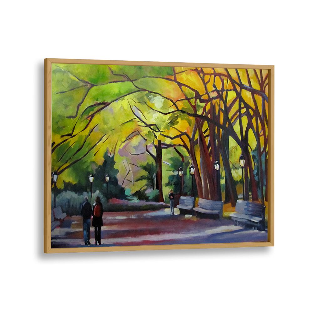 AUTUMN IN CENTRAL PARK , LANDSCAPE PAINTINGS