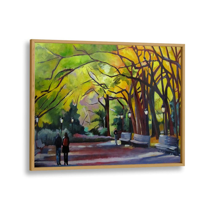AUTUMN IN CENTRAL PARK , LANDSCAPE PAINTINGS
