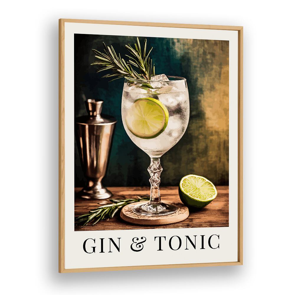 GIN A TONIC BY ANDREAS MAGNUSSON,  BAR POSTERS , BAR ART PRINTS