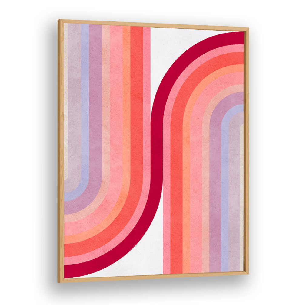 Colorful CURVED LINES, GEOMETRIC ART PRINTS bring vibrant energy and style to any space, enhancing your decor beautifully.